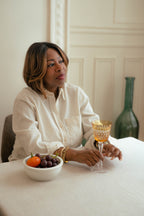 GLOWRY CRYSTAL WINE GLASS