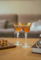 GLOWRY CRYSTAL WINE GLASS